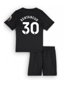 Billige Tottenham Hotspur Rodrigo Bentancur #30 Bortedraktsett Barn 2025-26 Kortermet (+ Korte bukser)